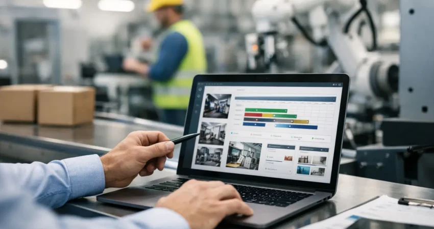 Software para órdenes de producción con control